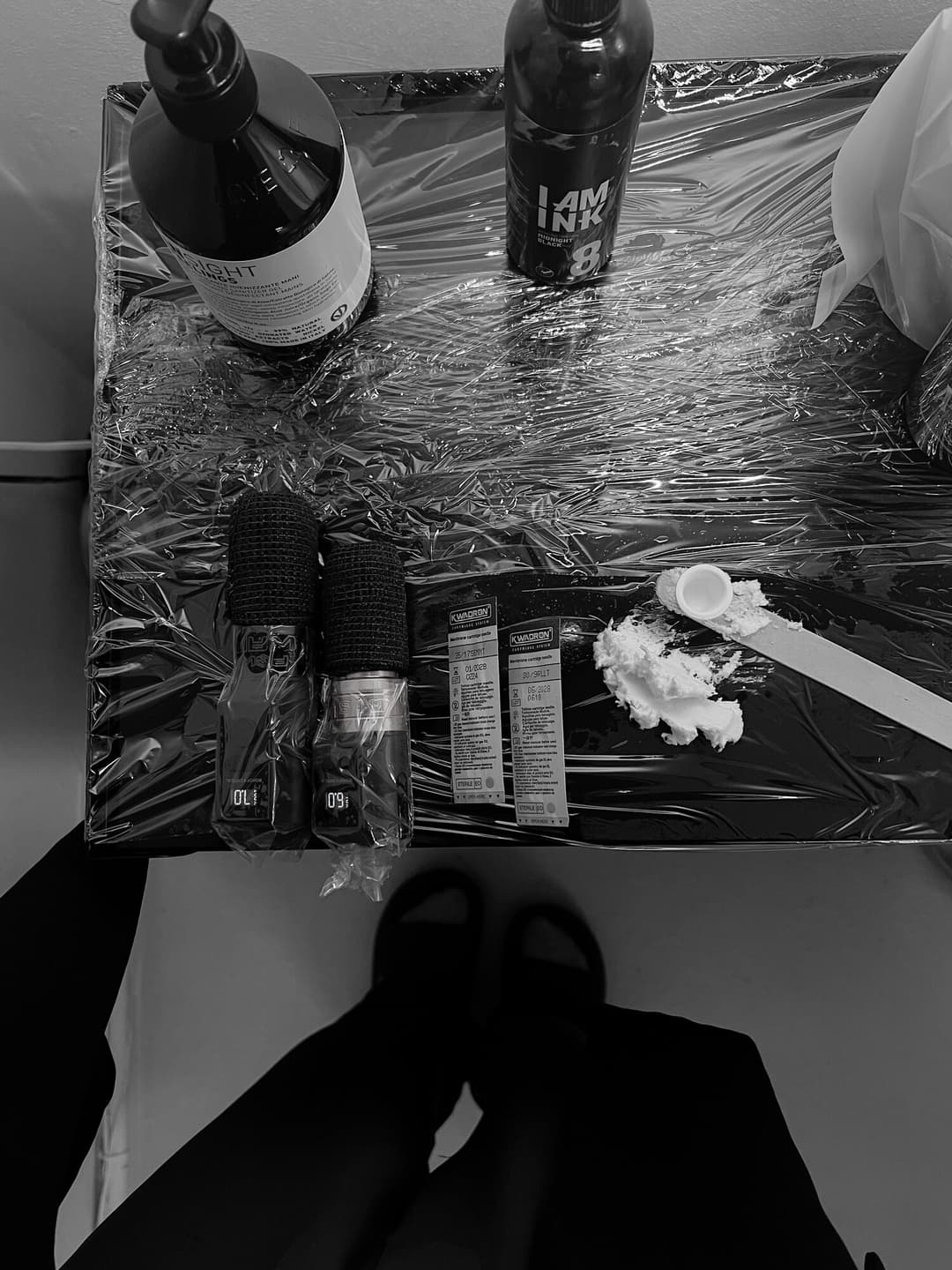 Proces tetování fine line