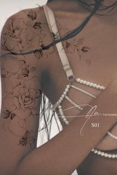 Fine line tattoo design 13 — Nia Tattooing